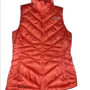 New North Face orange women’s vest